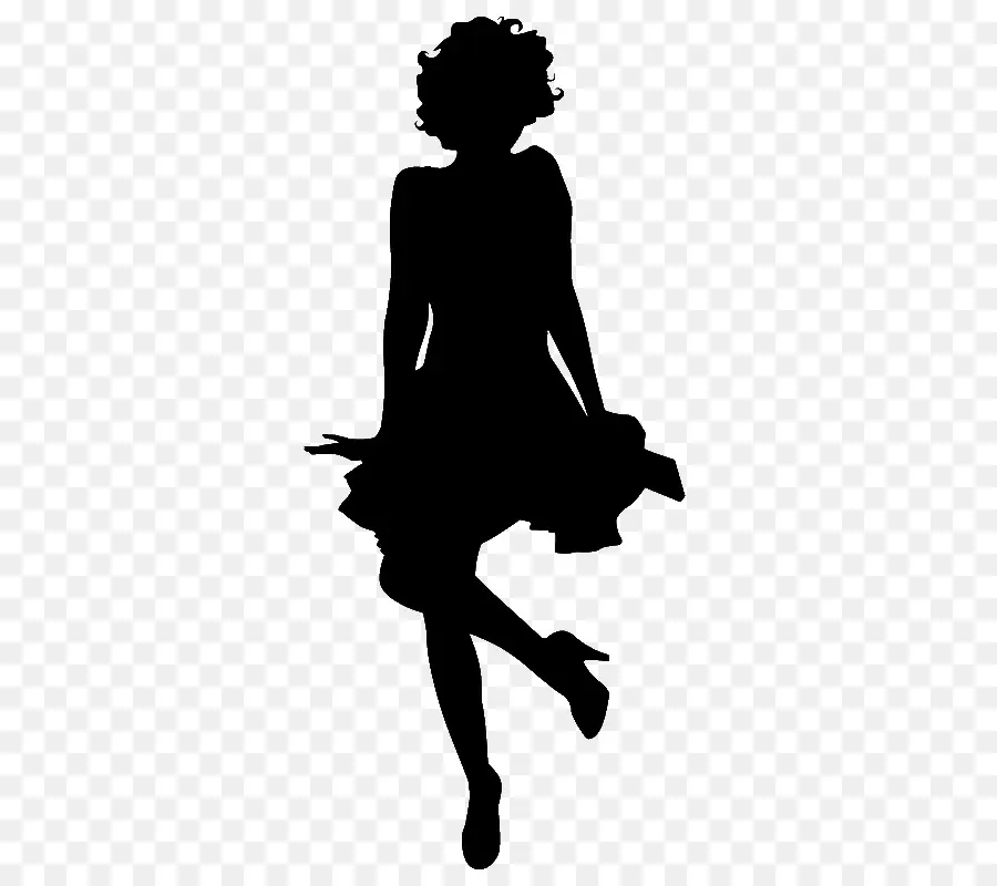 Saut Silhouette，Personne PNG