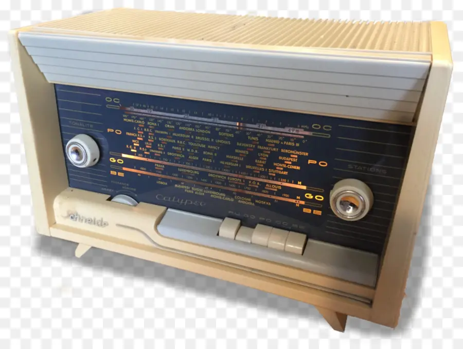 Radio Vintage，Ancien PNG