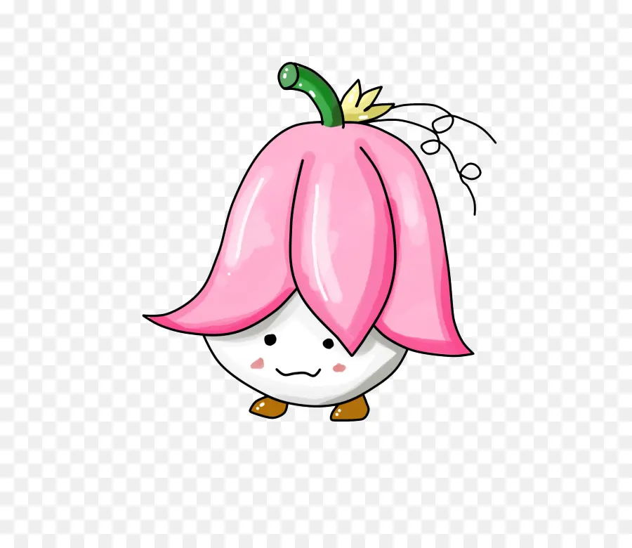 Personnage De Fleur De Dessin Animé，Mignon PNG