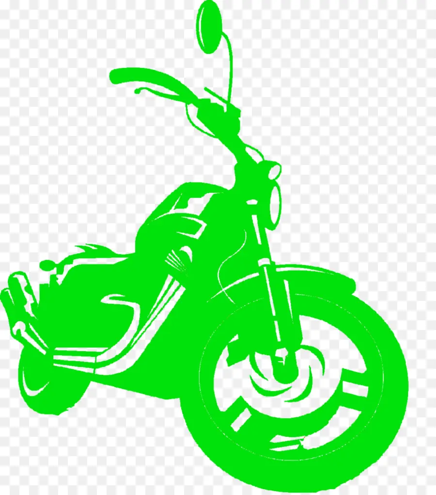 Moto Verte，Vélo PNG