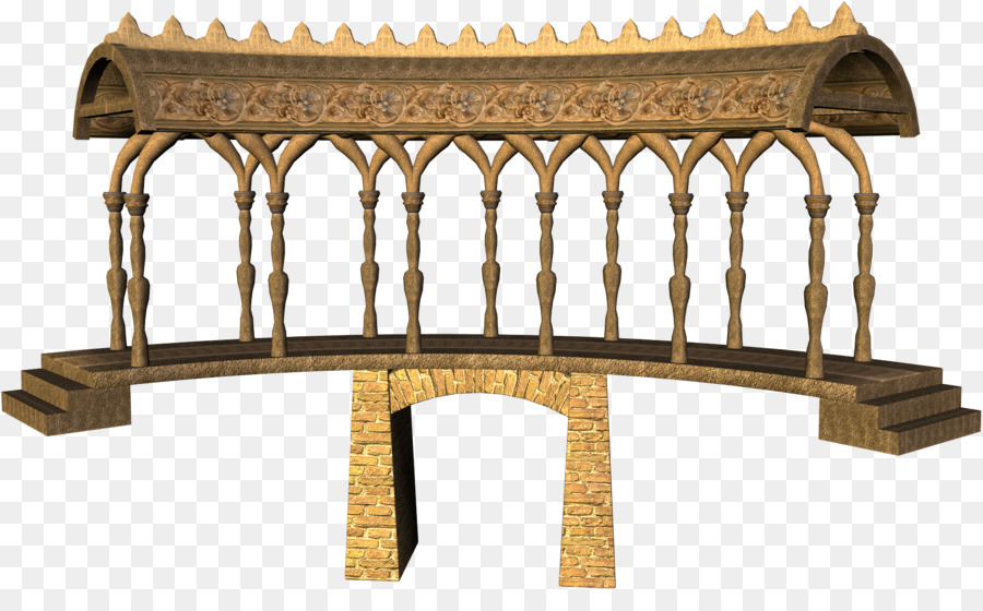 Pont Décoratif，Structure PNG