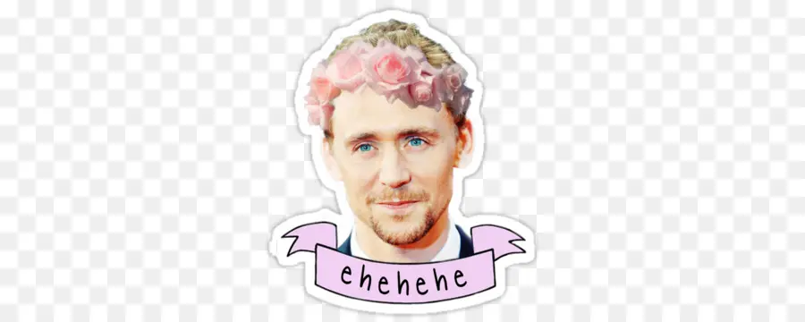 Homme Avec Couronne De Fleurs，Couronne De Fleurs PNG