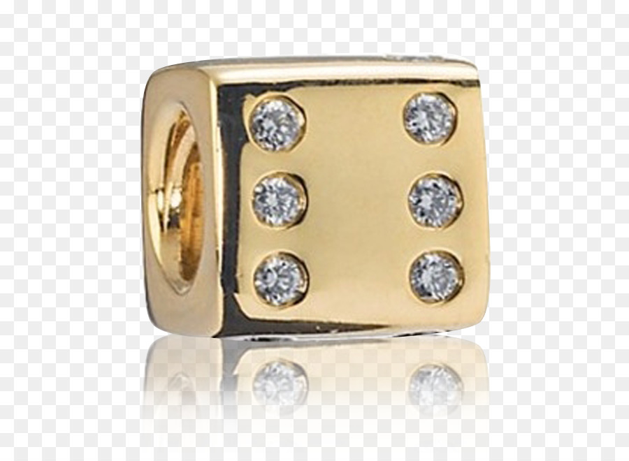 Charme De Dés D’or，Diamant PNG