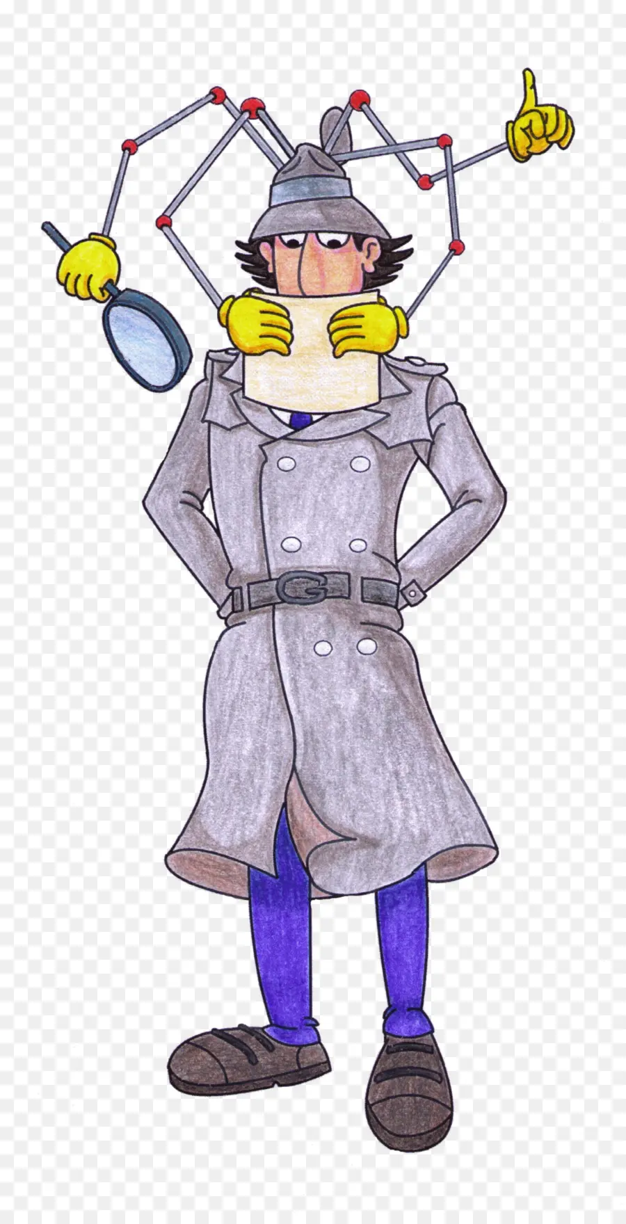 Inspecteur Gadget，Loupe PNG