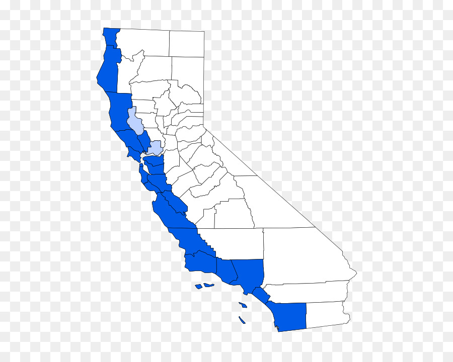 Carte De La Californie，État PNG