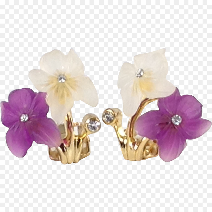 Boucles D'oreilles Fleur，Floral PNG