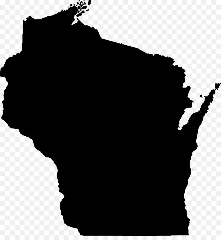 Carte Du Wisconsin，État PNG