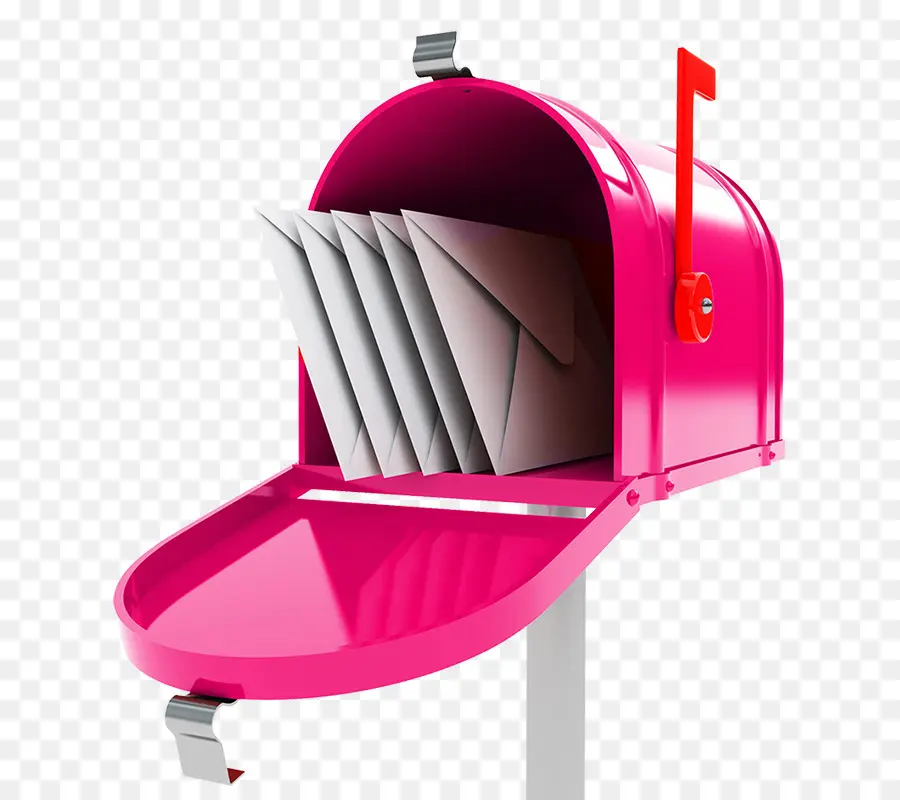 Boîte Aux Lettres Rouge，Courrier PNG