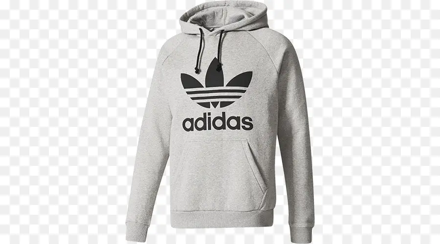 Sweat à Capuche Adidas Gris，Sweat Shirt PNG