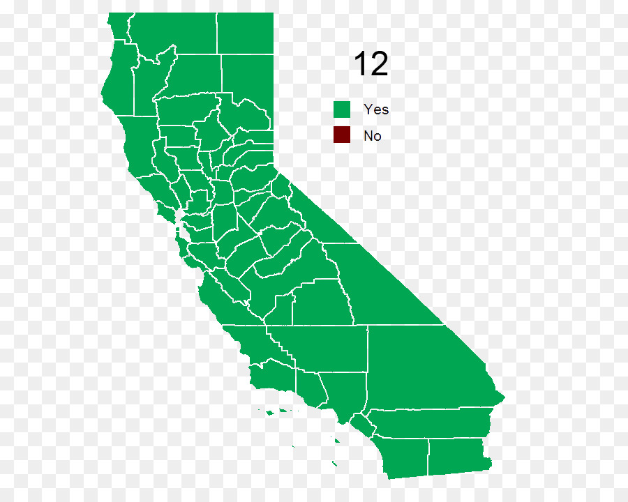 La Californie，Carte PNG