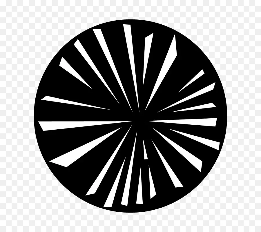 Cercle Abstrait，Noir PNG