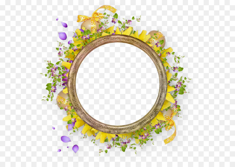 Cadre Décoratif，Fleurs PNG