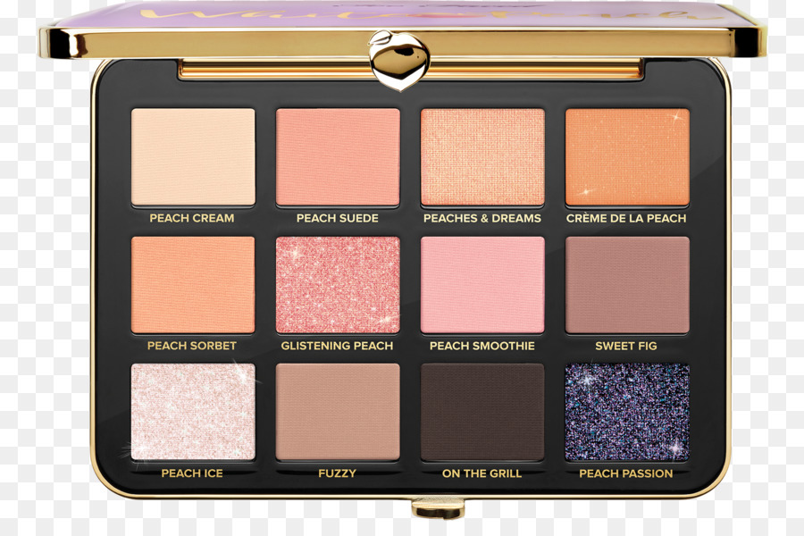 Trop Face Blanc Aux Pépites De Chocolat Ombre à Paupières Palette，Trop Face Sweet Peach PNG