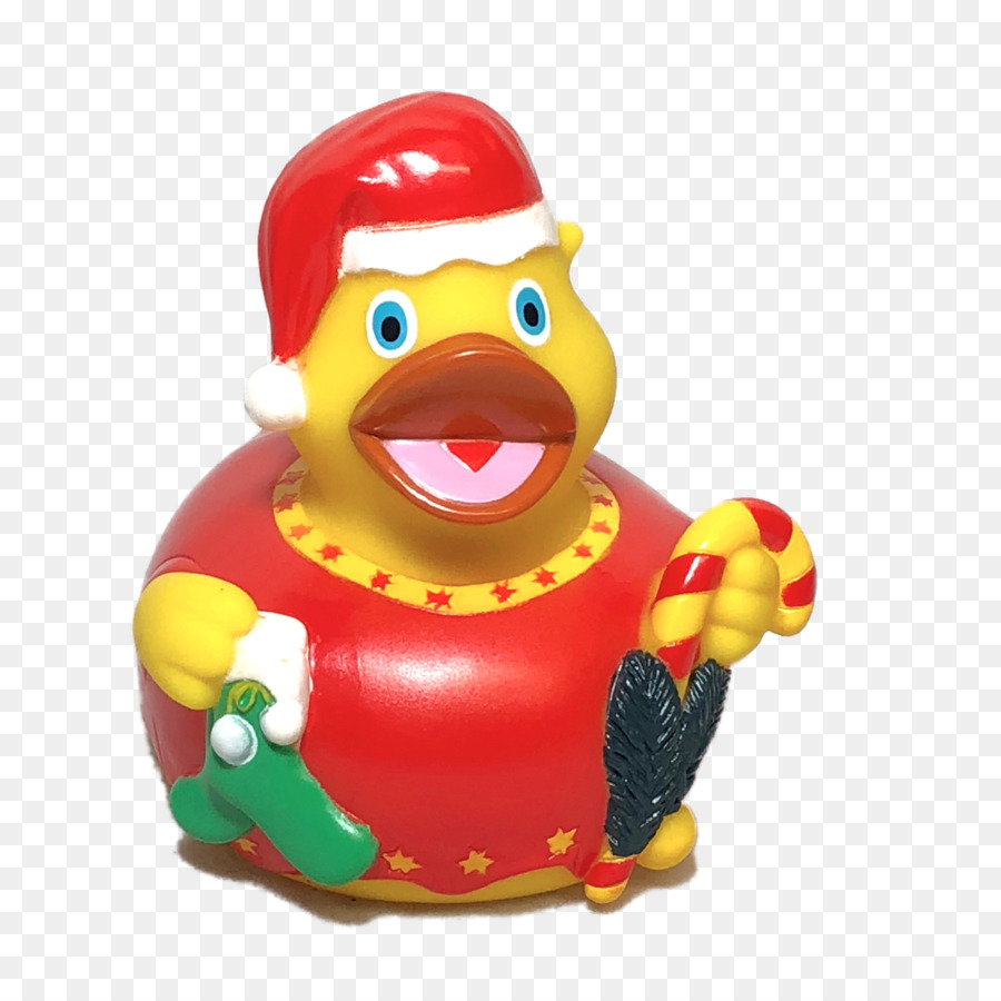 Canard En Caoutchouc De Noël，Bain PNG