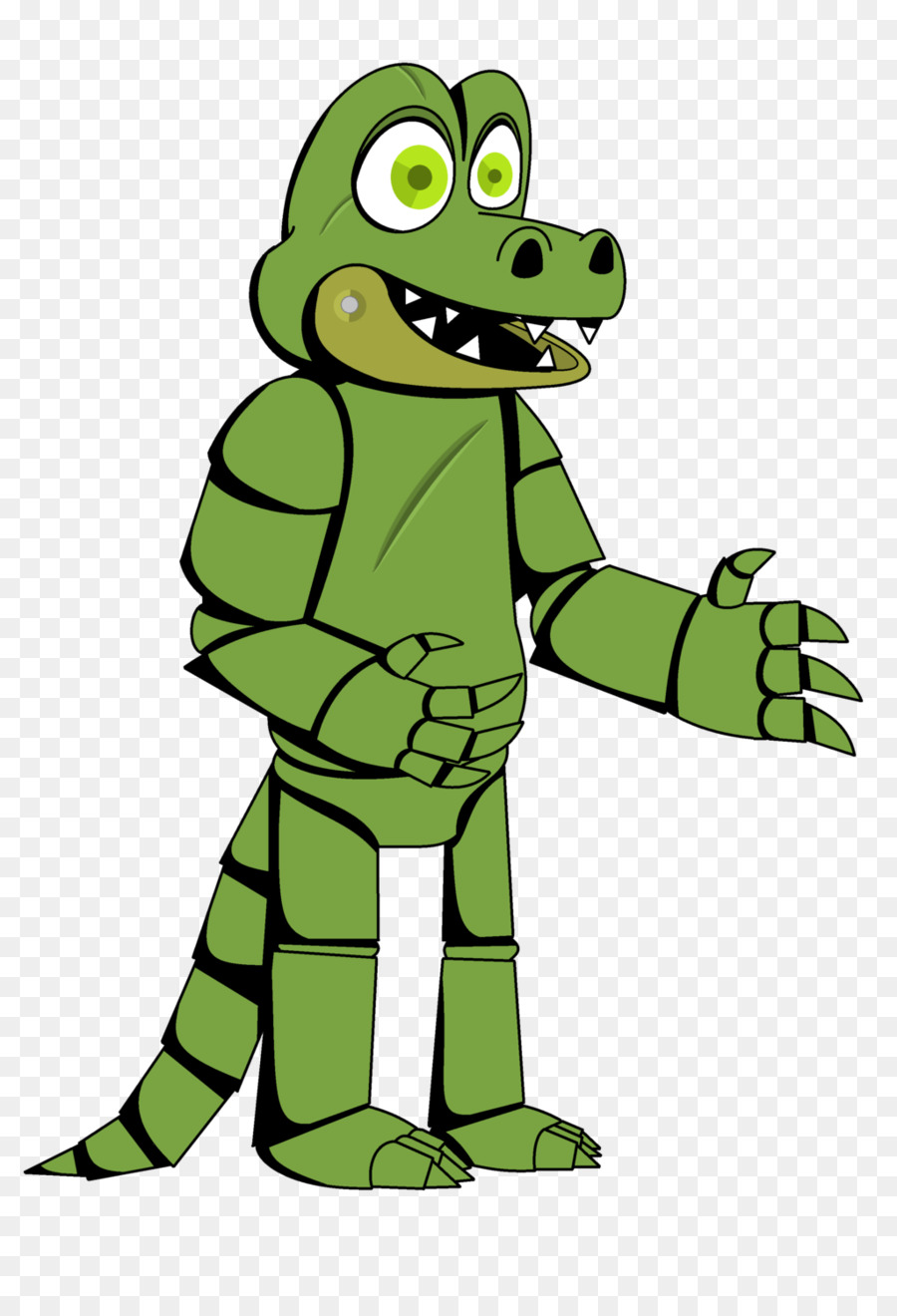 Crocodile，Vert PNG