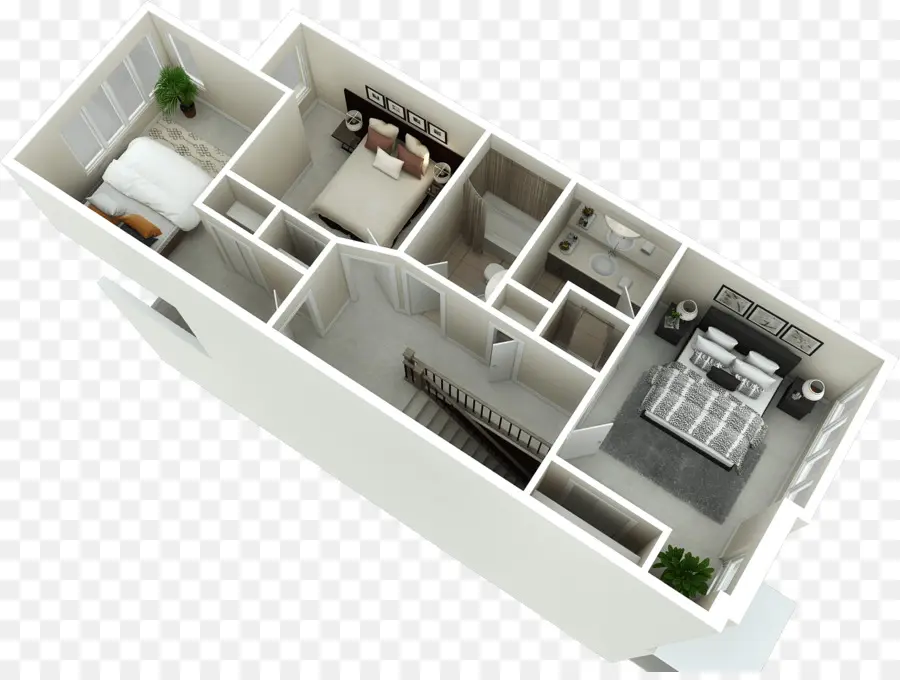 Plan D'étage，Chambres PNG