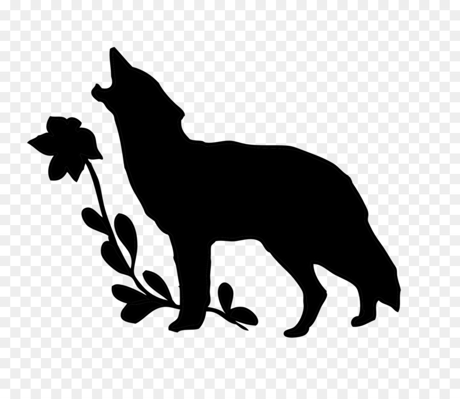 Loup Gris，Silhouette PNG