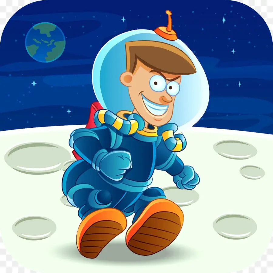 Astronaute De Dessin Animé，Espace PNG