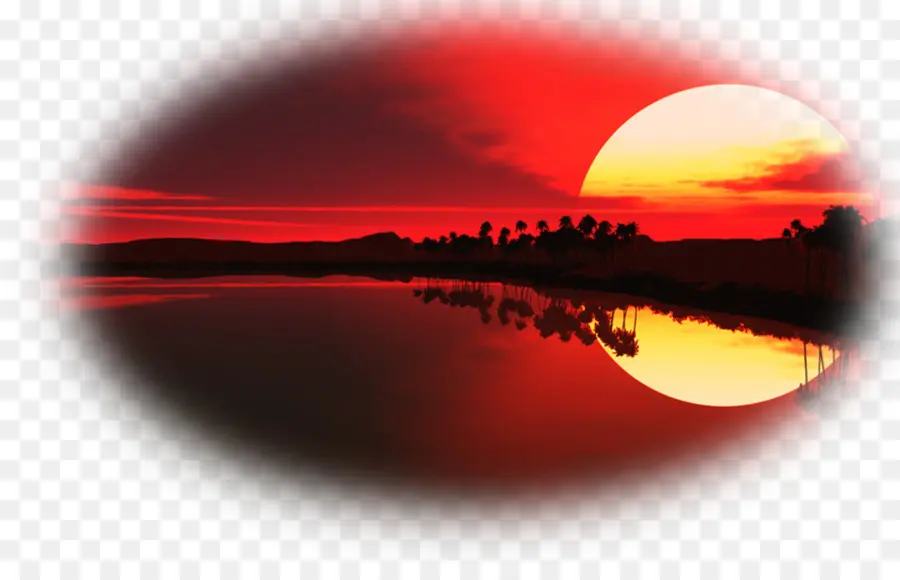 Coucher De Soleil，Eau PNG