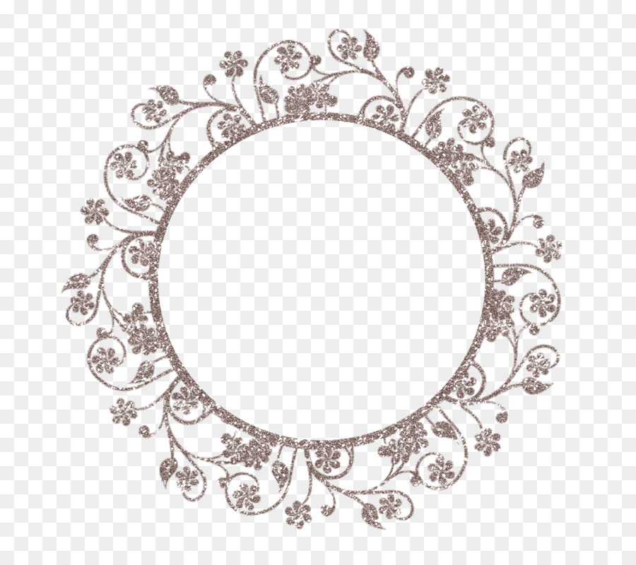 Cadre Décoratif，Rond PNG