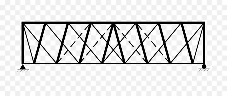 Structure，Pont En Poutre En Treillis PNG