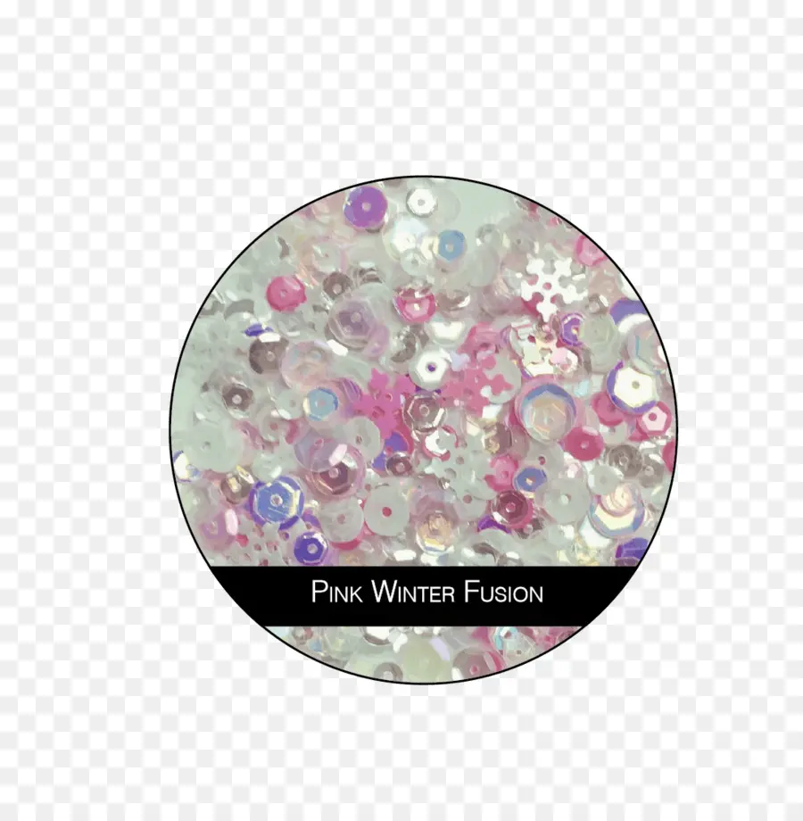 Fusion Hivernale Rose，Paillettes PNG