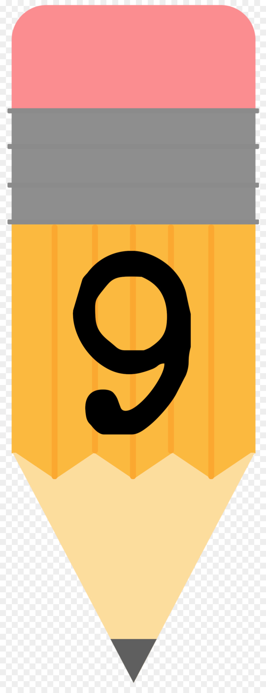 Crayon Numéro 9，Papeterie PNG