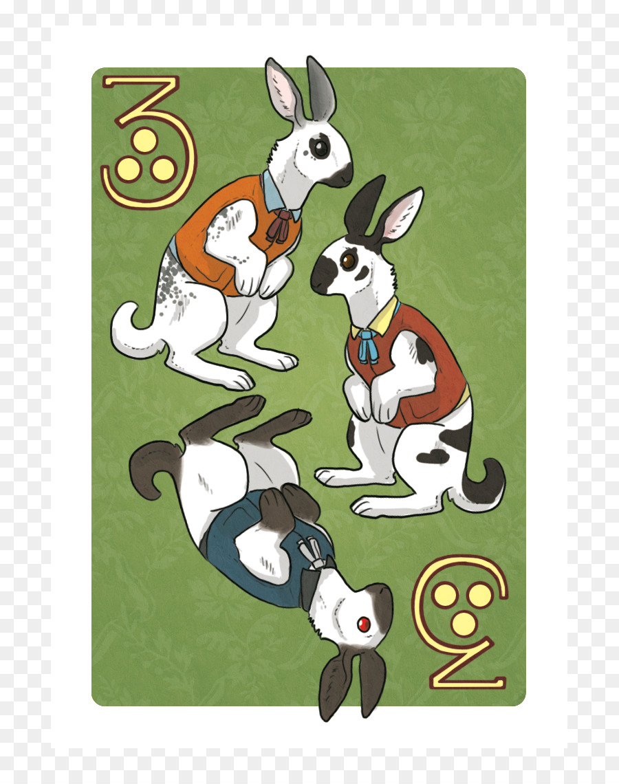 Jeu De Cartes，Lapin PNG