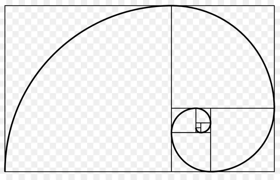 Nombre De Fibonacci，Or Spirale PNG