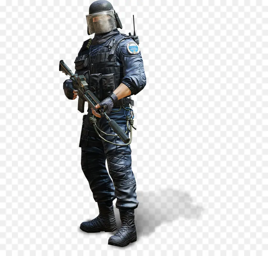 Officier Swat，Pistolet PNG