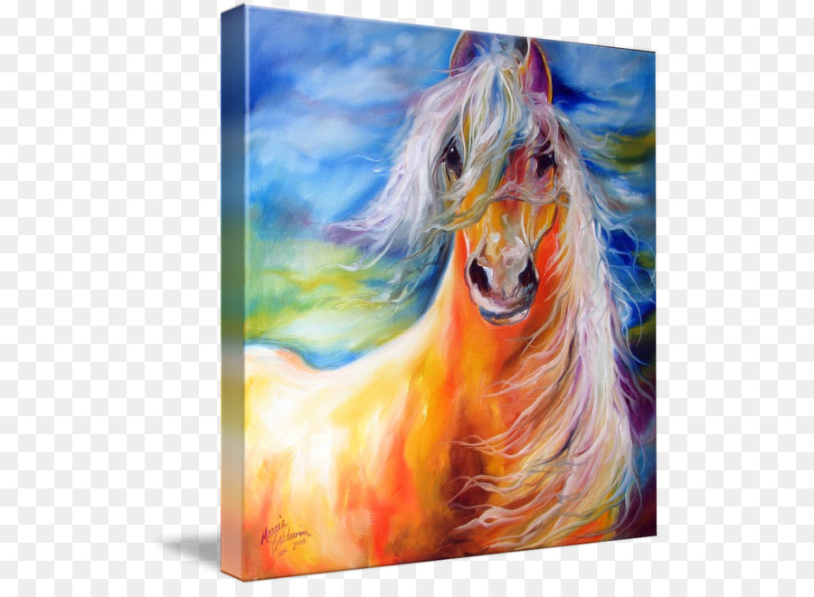 Peinture De Cheval，Coloré PNG