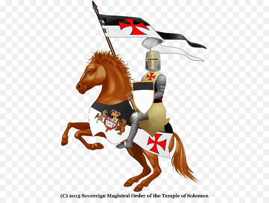 Chevalier à Cheval，Templier PNG