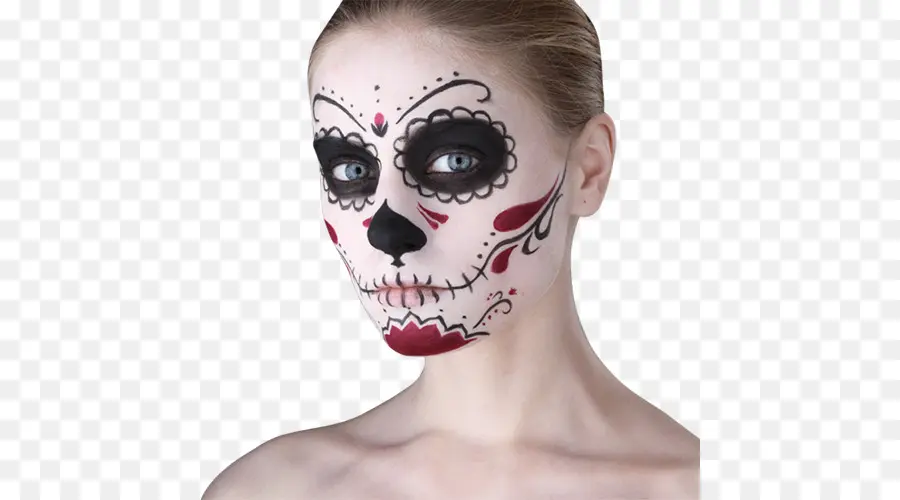 Peinture Pour Le Visage，Crâne PNG