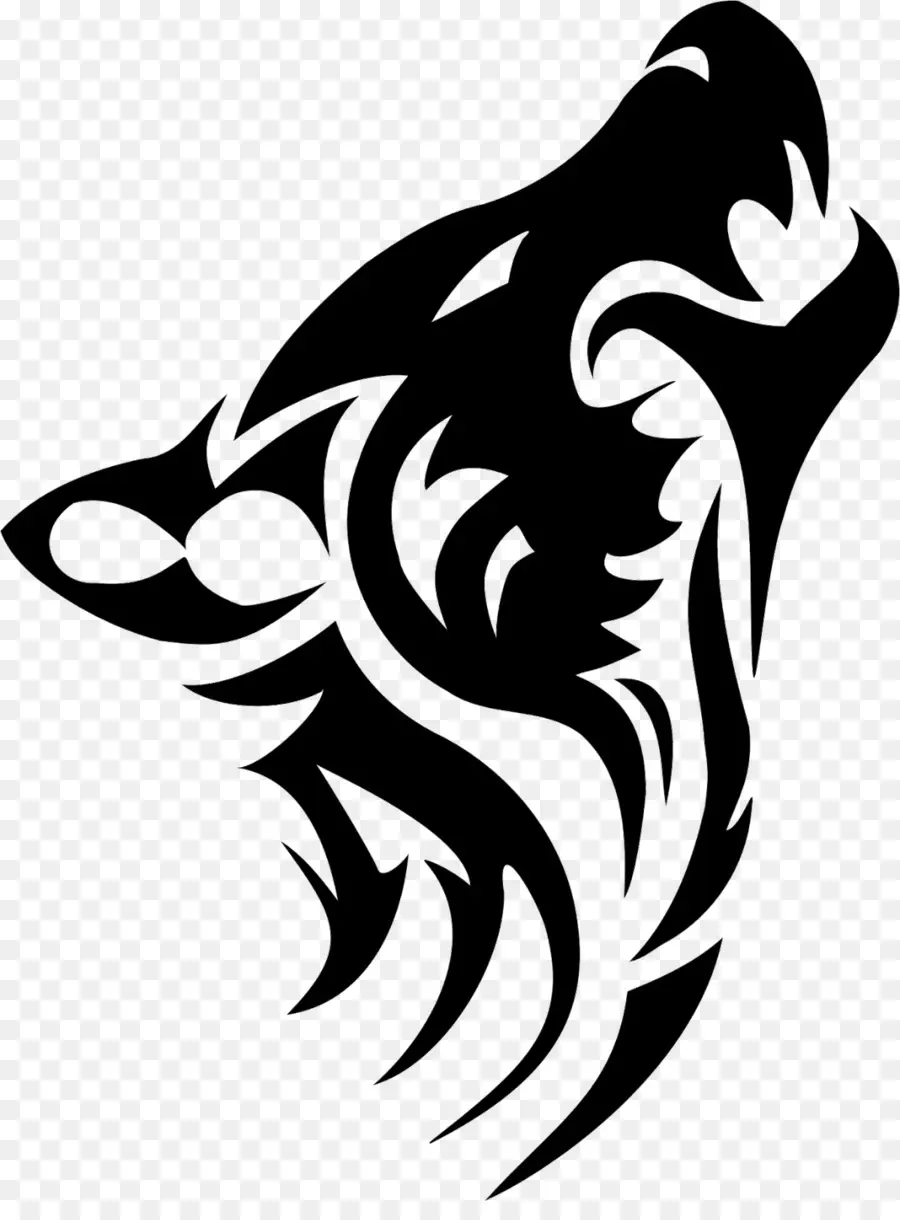 Tatouage De Loup，Animal PNG