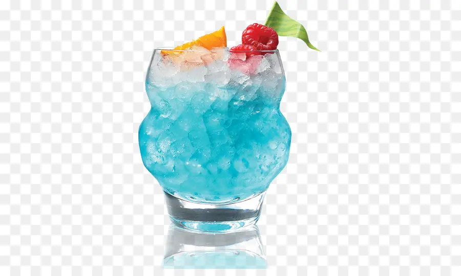 Cocktail Bleu，Glace PNG