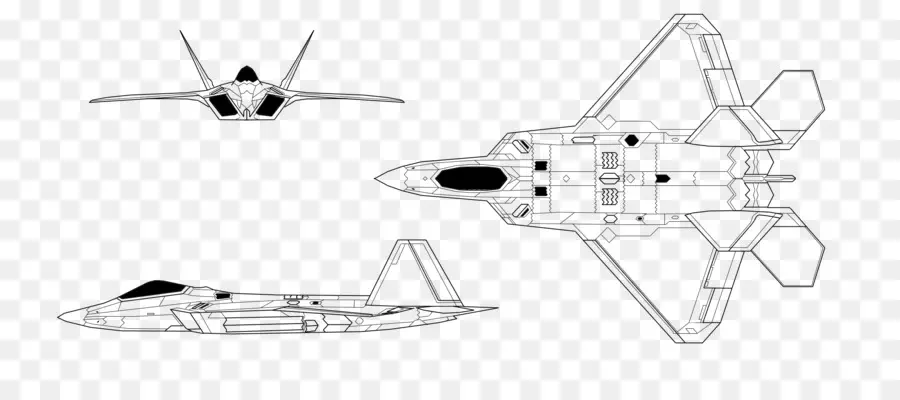 Lockheed Martin F22 Raptor，Northrop Yf23 PNG