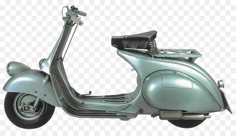 Trottinette Argentée，Vespa PNG