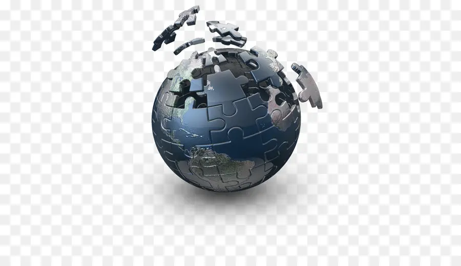 Puzzle Globe，Terre PNG