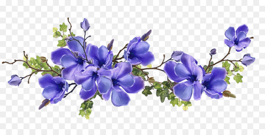 Fleurs Violettes，Fleurir PNG