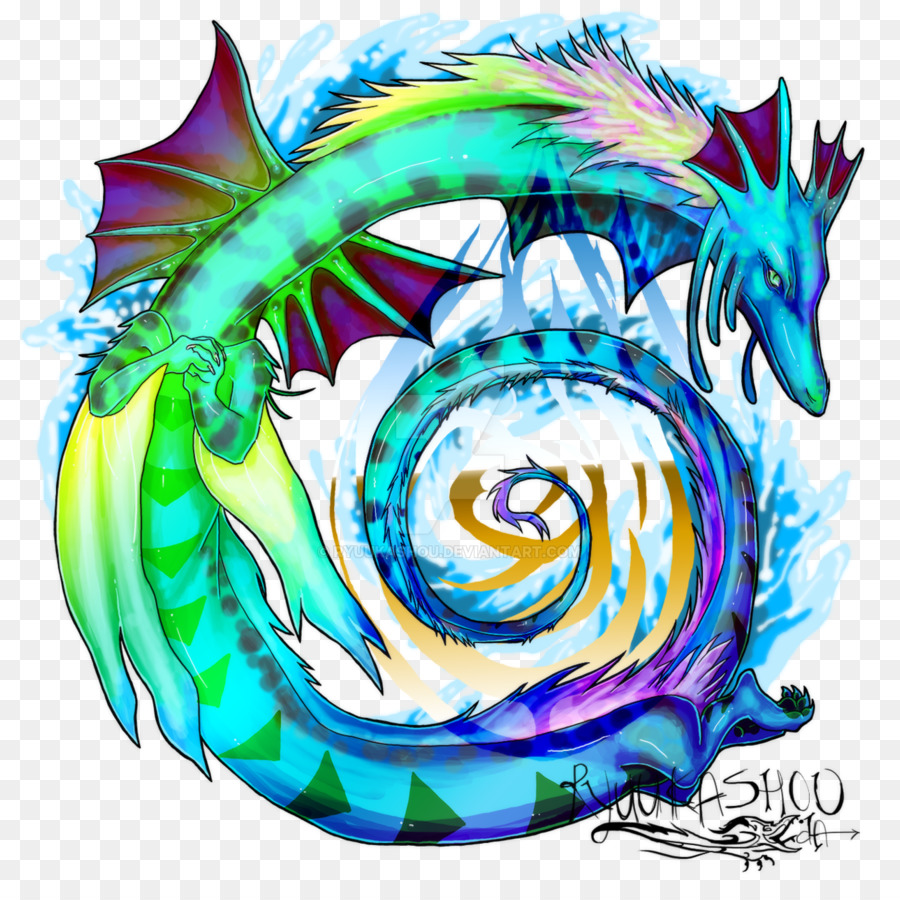 Dragon，Art Fractal PNG