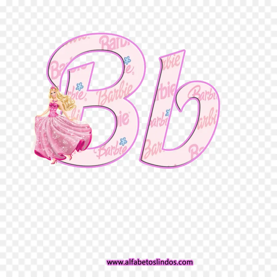 Alphabet，Barbie PNG