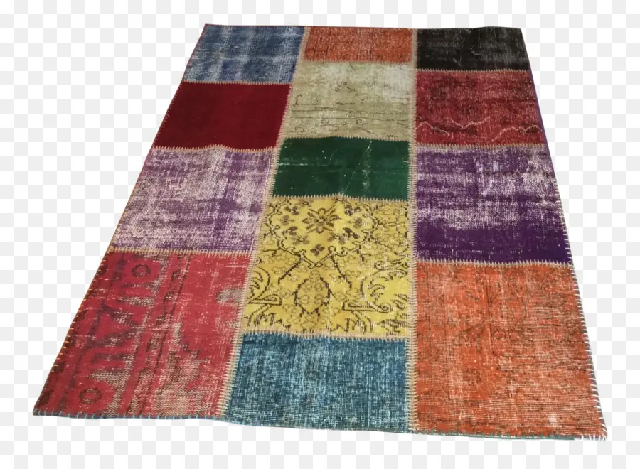 Tapis Patchwork，Coloré PNG