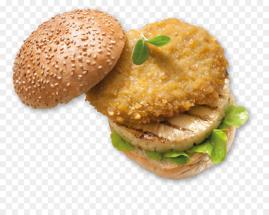 Sandwich Au Poulet，Hamburger PNG