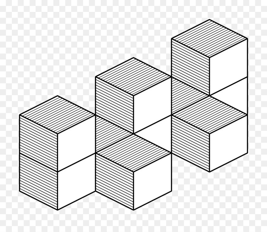 Cubes 3d，Blocs PNG