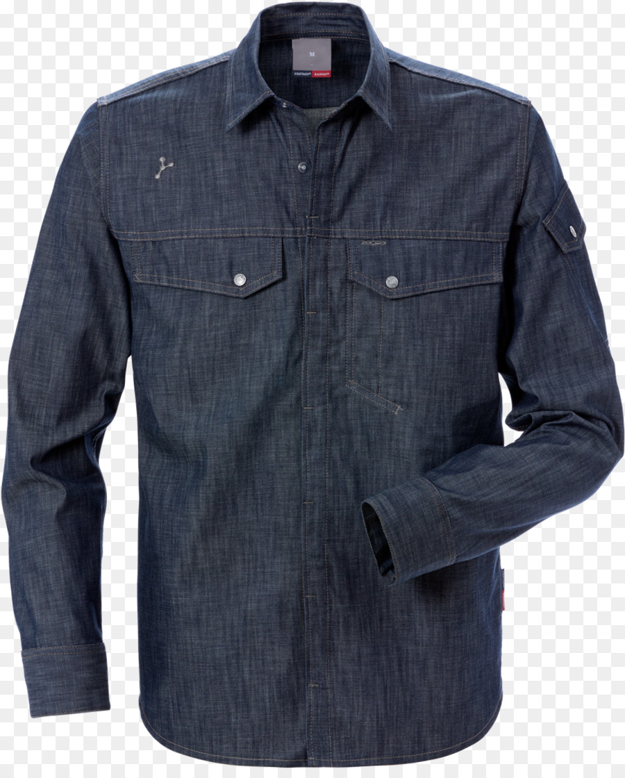 Chemise En Jean，Bleu PNG