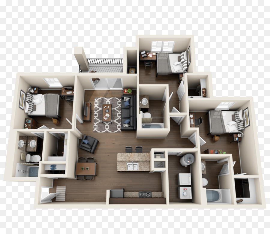 Disposition De L'appartement，Plan D'étage PNG