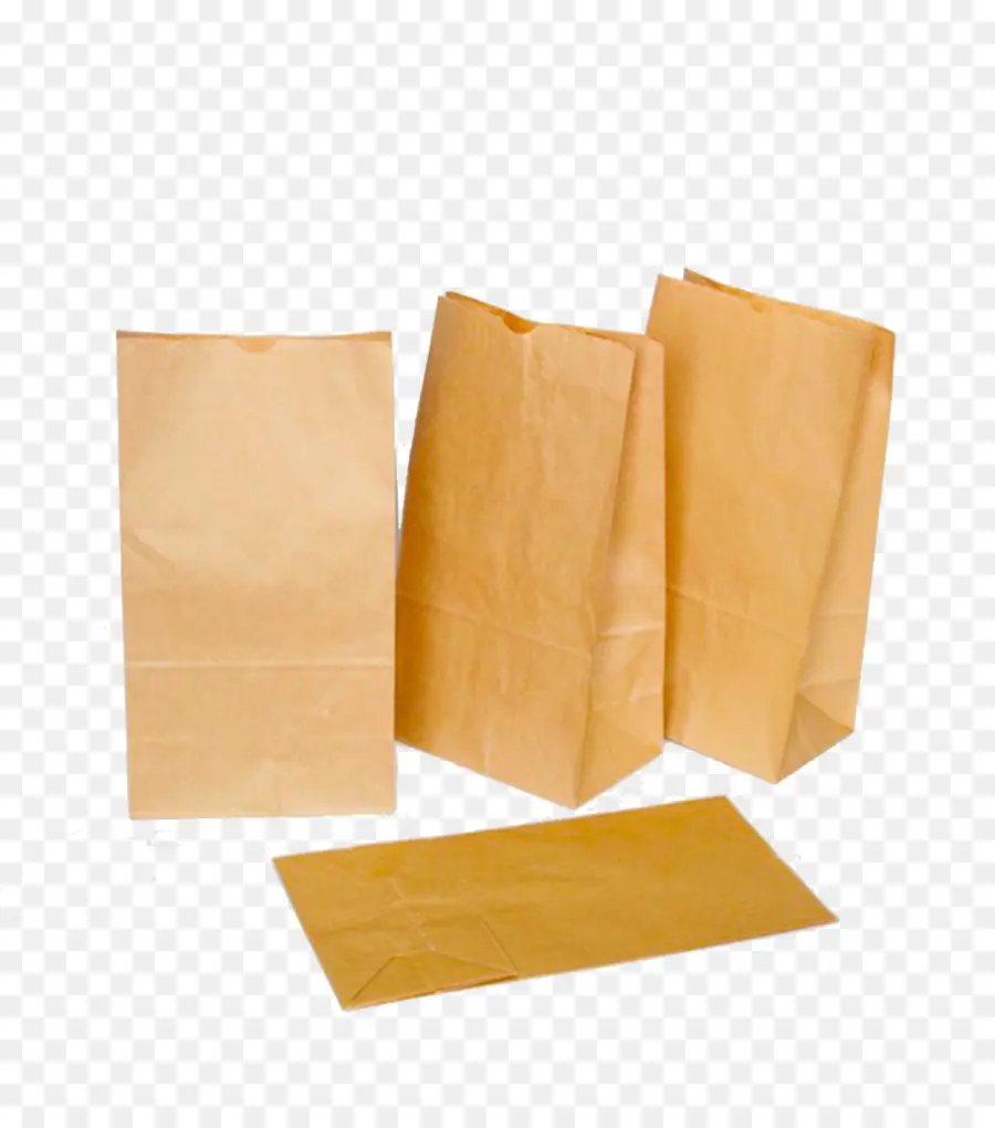 Sac En Papier，Brun PNG