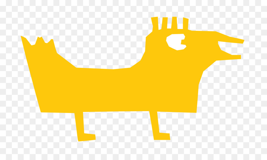 Animal Jaune，Dessin Animé PNG