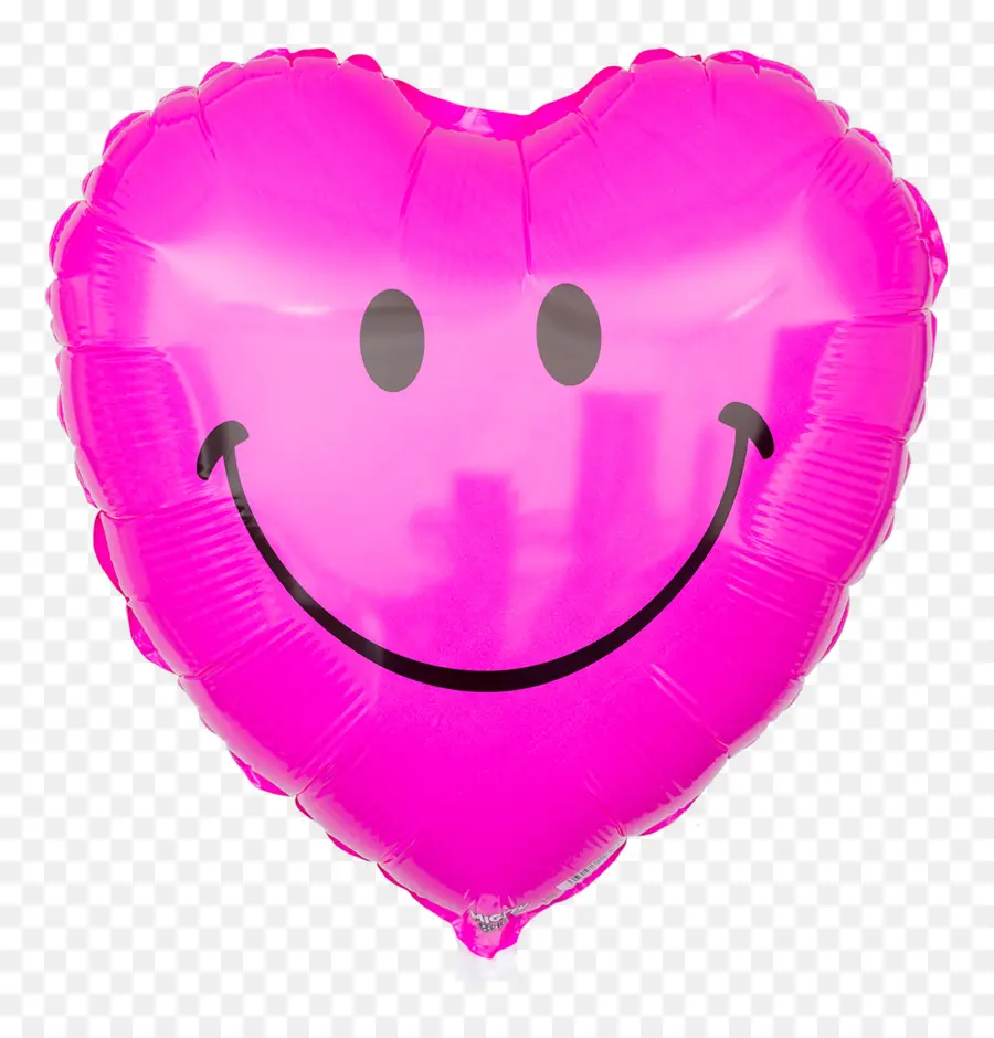 Ballon Coeur，Visage Souriant PNG