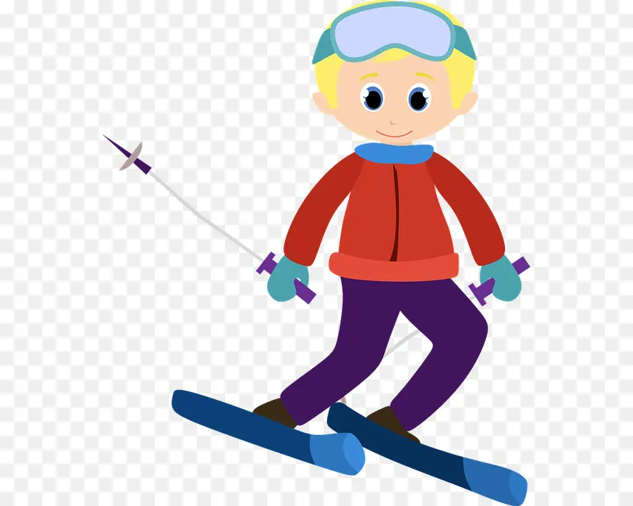 Enfant De Ski，Hiver PNG